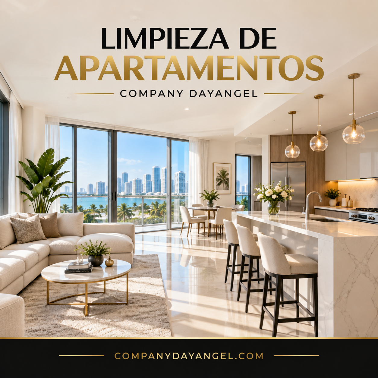 Promoción de limpieza de apartamentos de Company Dayangel